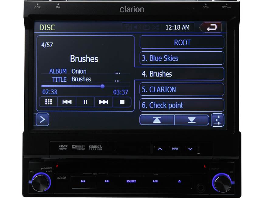 Clarion NZ409 Navigation receiver (New Stock) at Crutchfield