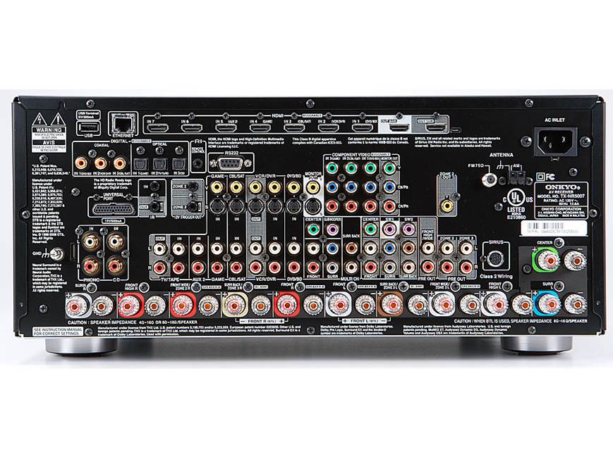 Onkyo TX-NR5007 Home theater receiver, Internet-ready at Crutchfield
