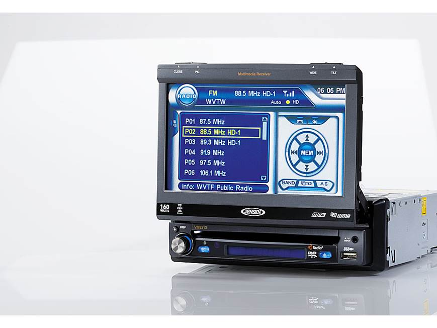 Jensen VM9313 DVD receiver at Crutchfield