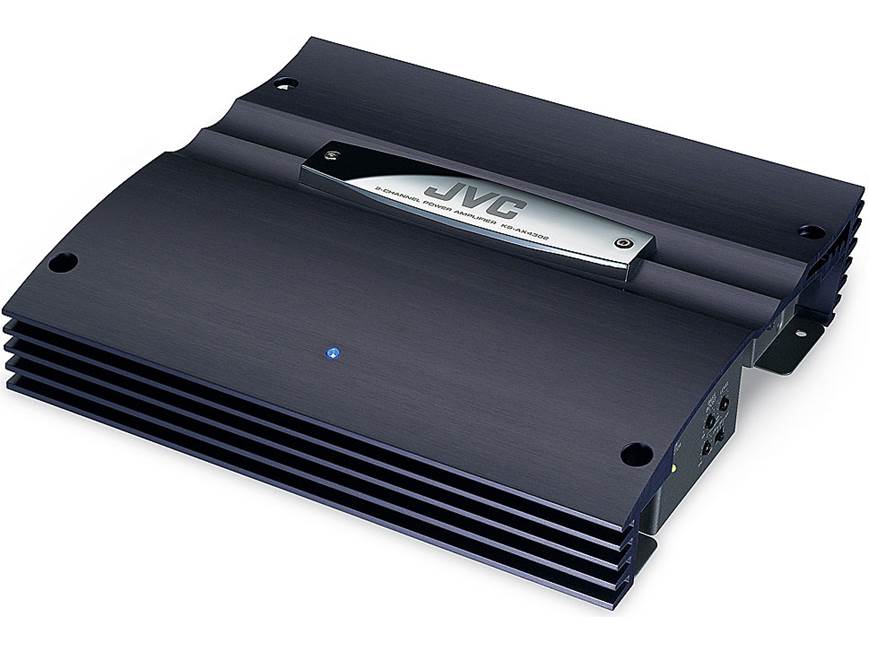 JVC KS-AX4302 2-channel car amplifier — 100 watts RMS x 2 at