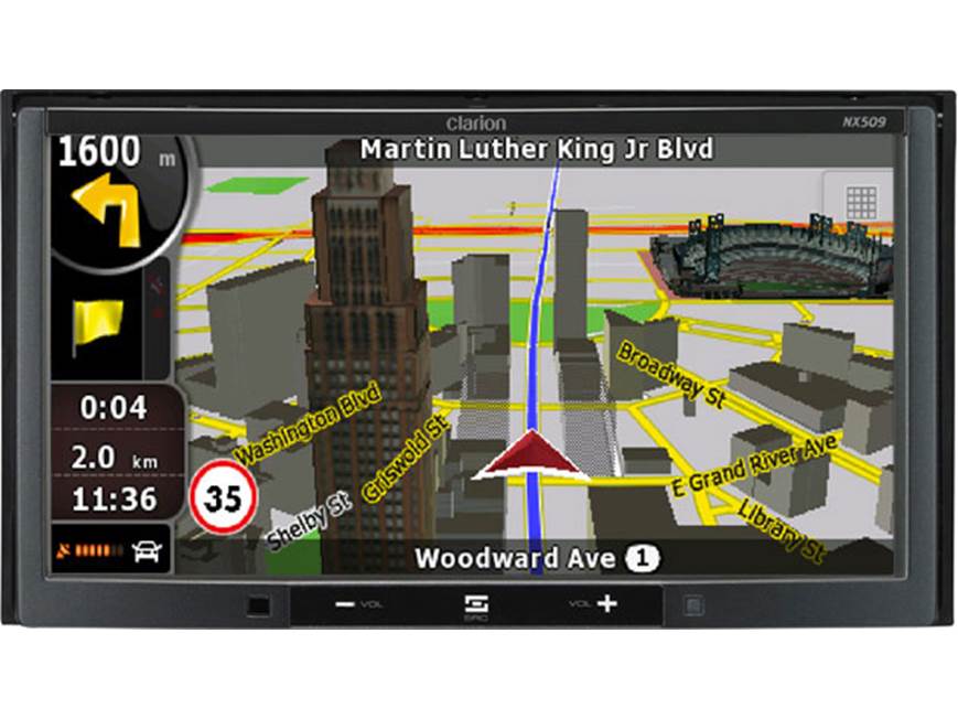 Clarion NX509 Navigation receiver at Crutchfield