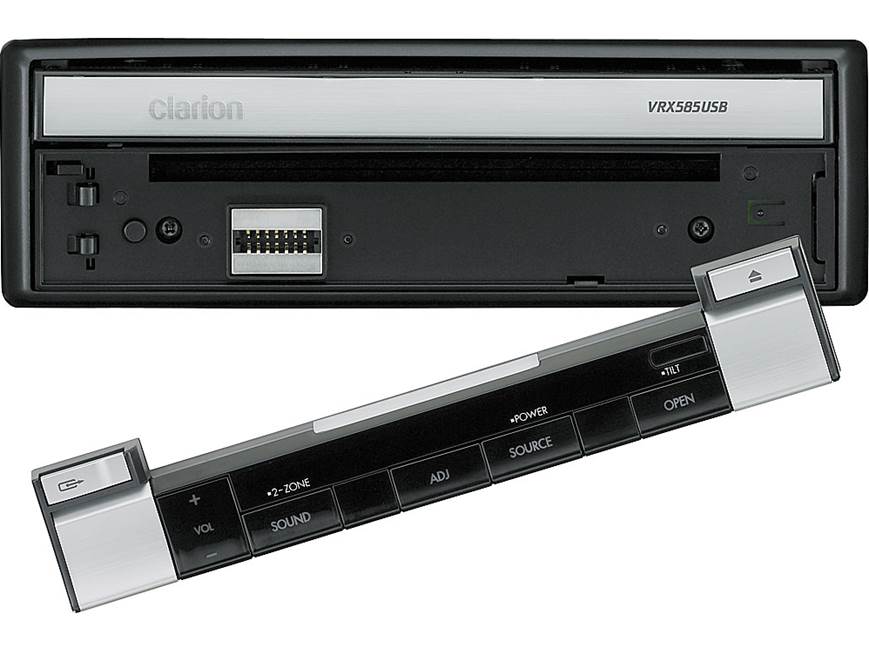 Clarion VRX585USB DVD receiver at Crutchfield