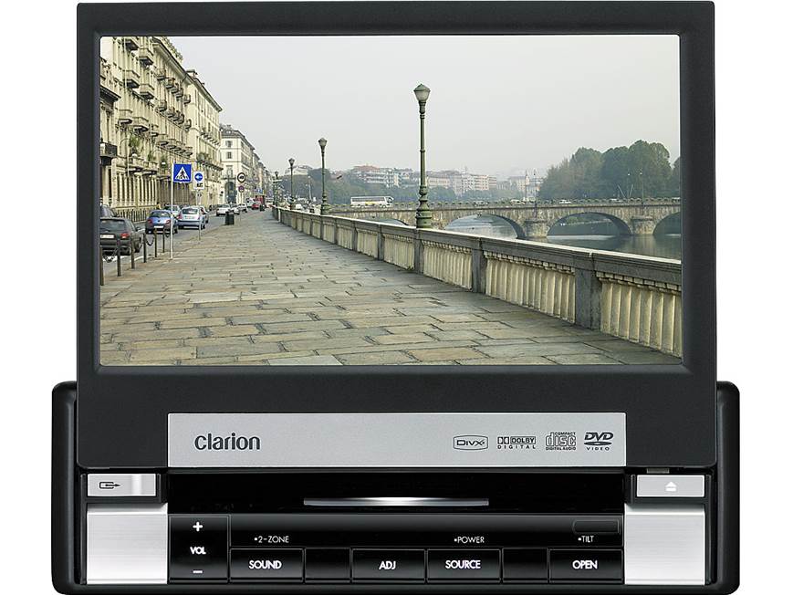 Clarion VRX585USB DVD receiver at Crutchfield