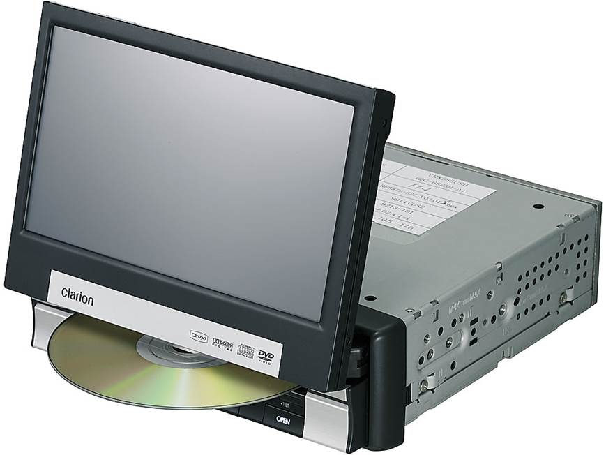 Clarion VRX585USB DVD receiver at Crutchfield