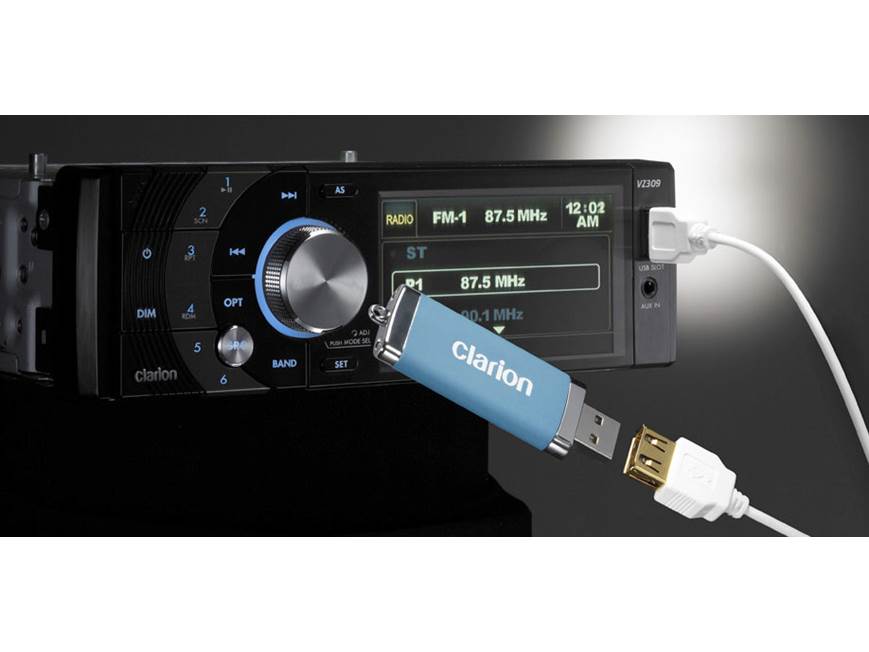 Clarion VZ309 DVD receiver (New Stock) at Crutchfield