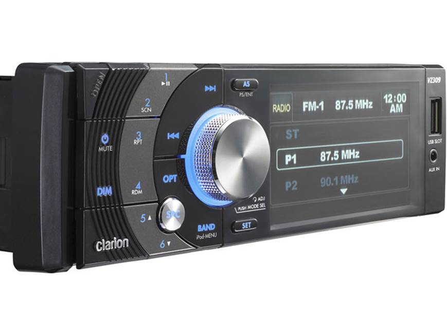 Clarion VZ309 DVD receiver (New Stock) at Crutchfield