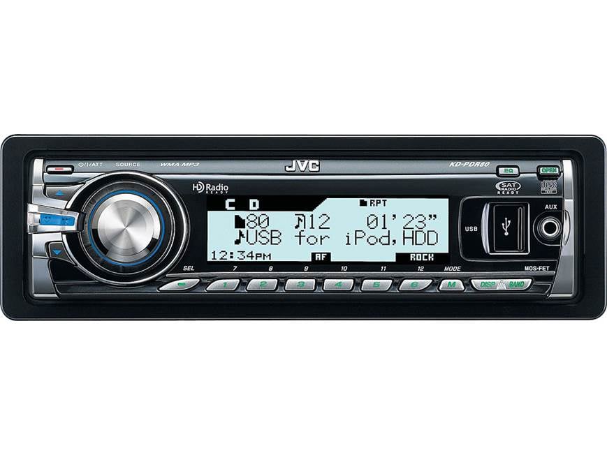 JVC KD-PDR80 CD receiver at Crutchfield