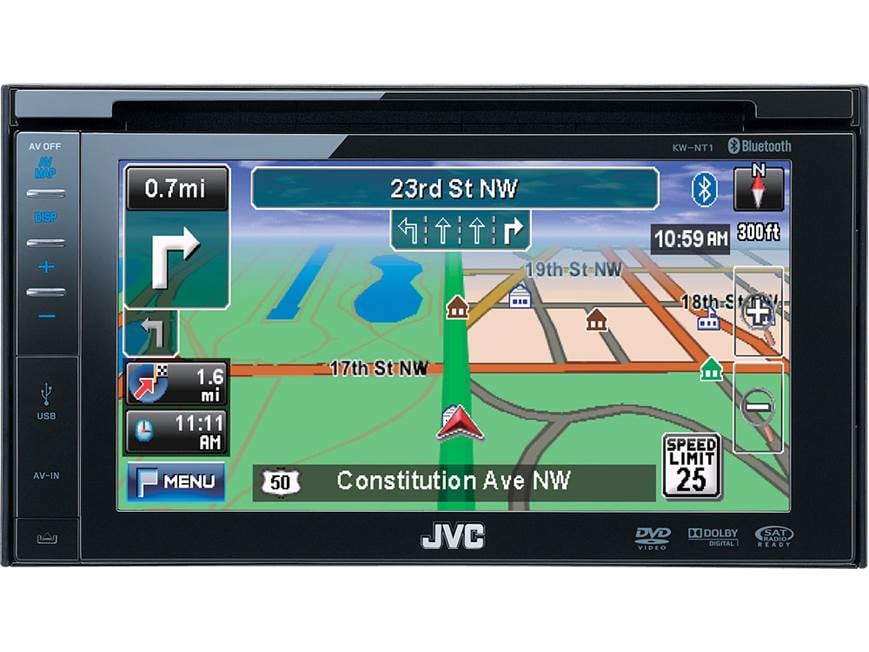 JVC KW-NT1 Navigation receiver at Crutchfield