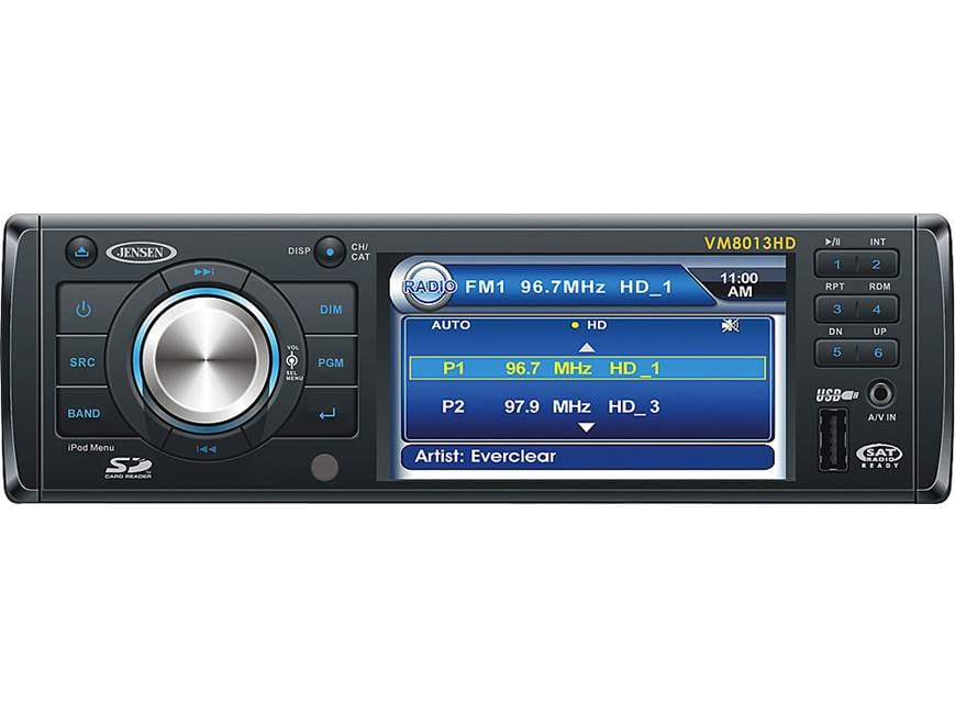 Jensen VM8013HD DVD receiver at Crutchfield