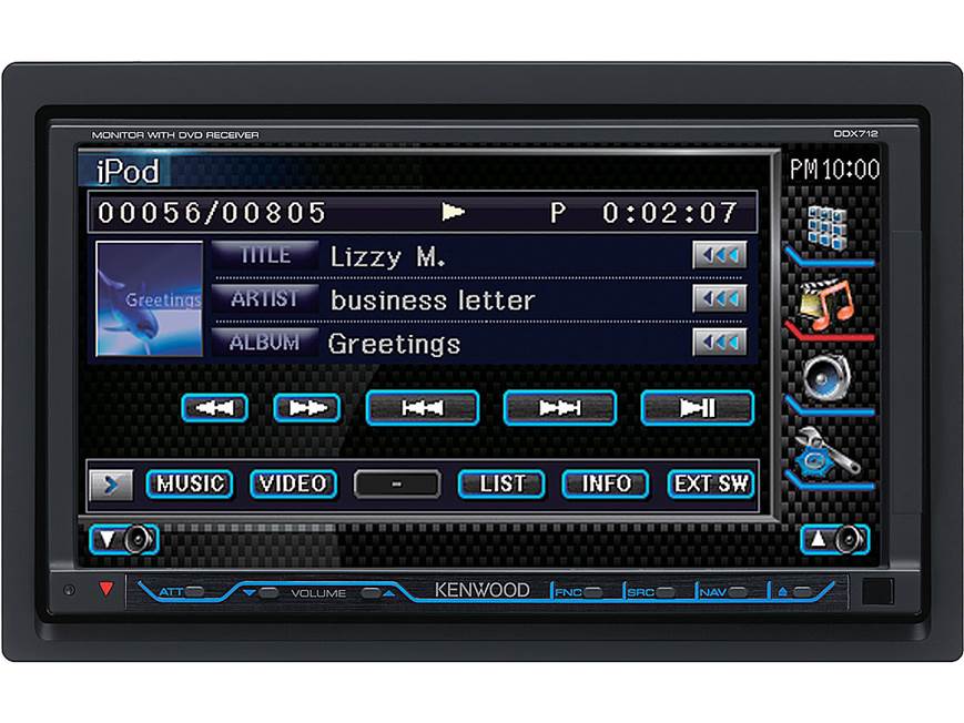 Kenwood DDX712 DVD receiver (New Stock) at Crutchfield