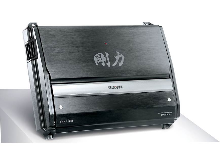 KENWOOD X1200M パワーアンプ Kenwood Excelon X1200M Mono subwoofer amplifier — 1,200 watts RMS