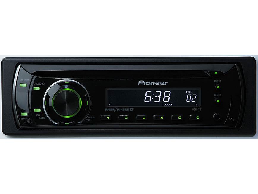 Pioneer DEH-11E CD receiver at Crutchfield