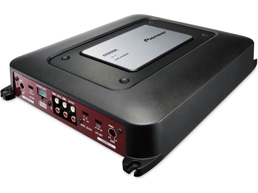 Pioneer GM-6400F 4-channel car amplifier — 60 watts RMS x 4 at
