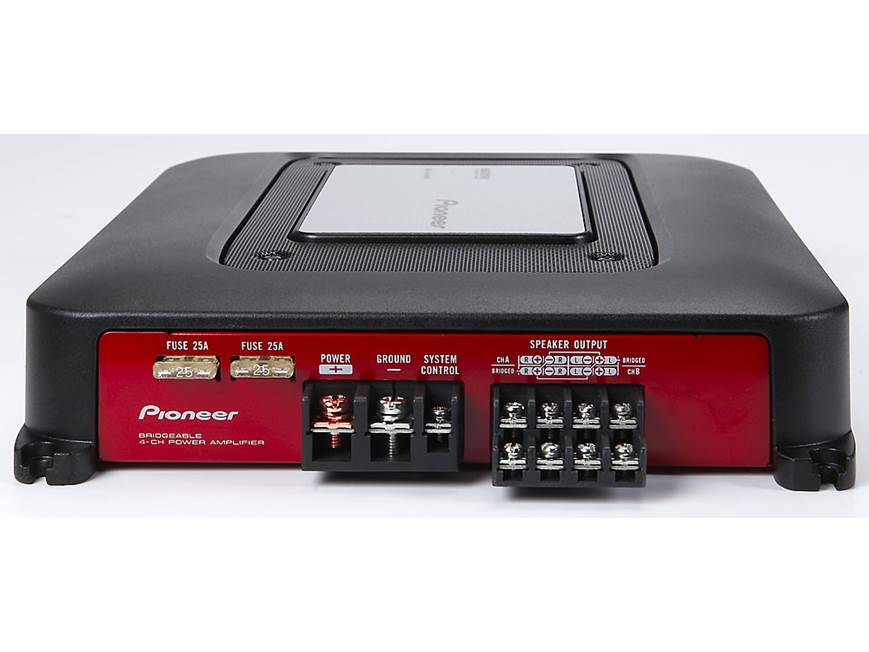Pioneer GM-6400F 4-channel car amplifier — 60 watts RMS x 4 at