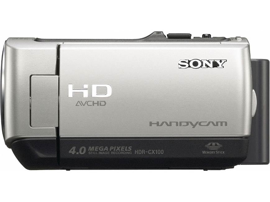 Sony HDR-CX100 Handycam® (Silver) 8GB high-definition flash memory