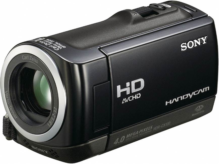 Sony HDR-CX100 Handycam® (Silver) 8GB high-definition flash memory