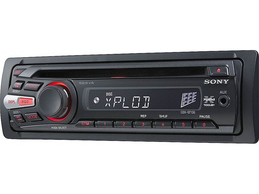 Sony Xplod CDX-GT130 CD receiver at Crutchfield