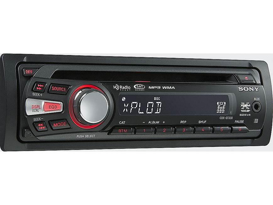 Sony Xplod CDX-GT330 CD receiver at Crutchfield