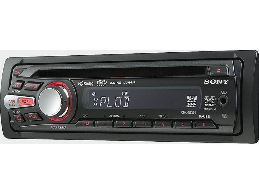 Sony Xplod CDX-GT330 CD receiver at Crutchfield