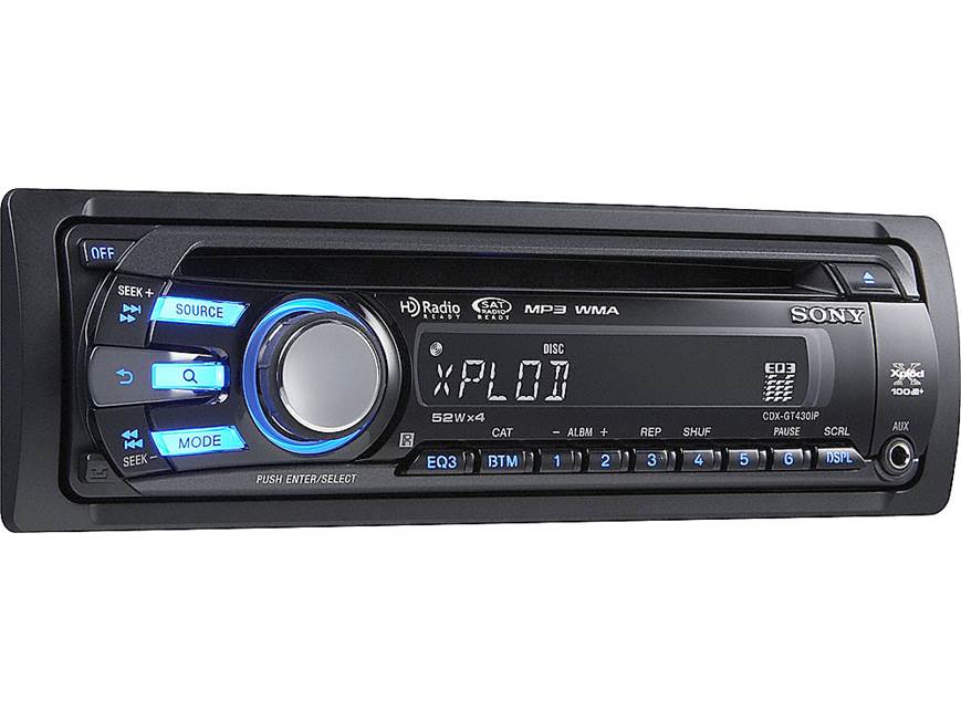 Sony Xplod CDX-GT430IP CD receiver at Crutchfield