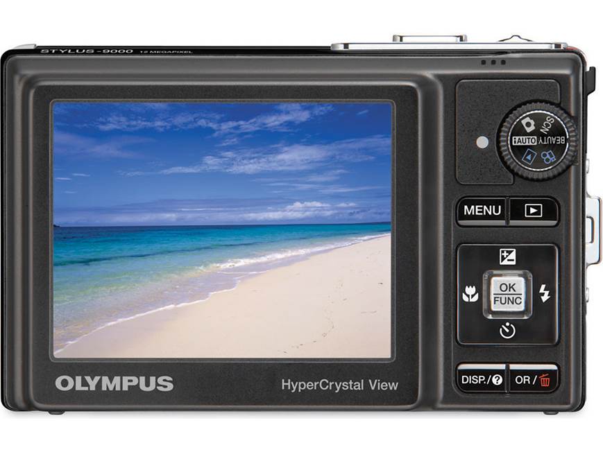 Olympus Stylus-9000 (Black) 12-megapixel digital camera with 10X