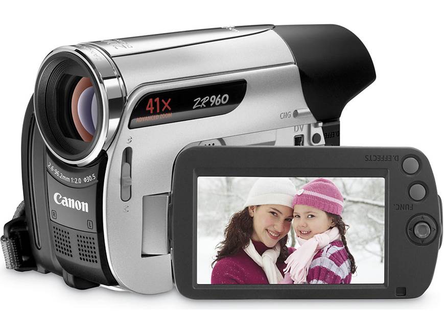 Canon ZR960 Mini DV camcorder at Crutchfield