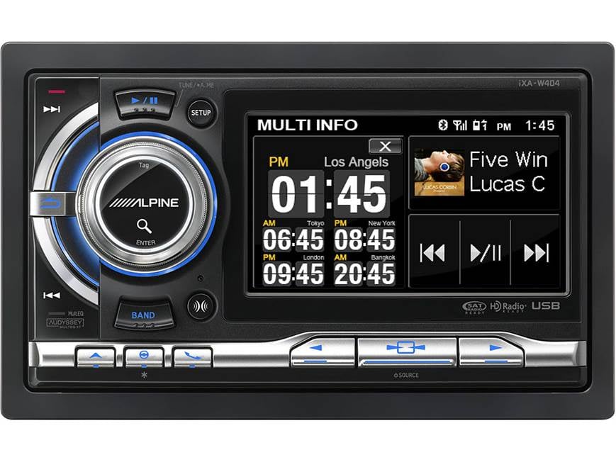 ALPINE 車用CDプレーヤー　ipod対応 Alpine iXA-W404 Digital media receiver at Crutchfield