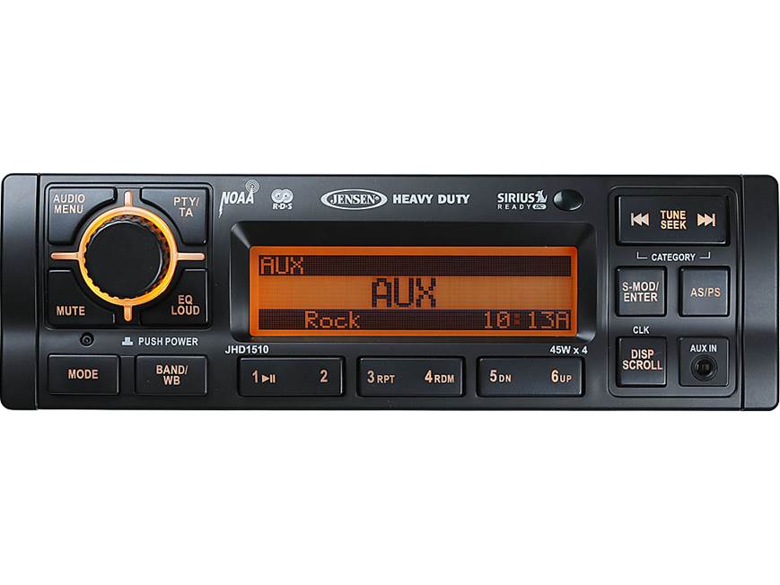 Jensen Heavy Duty JHD1510 AM/FM/Weather Band receiver at Crutchfield
