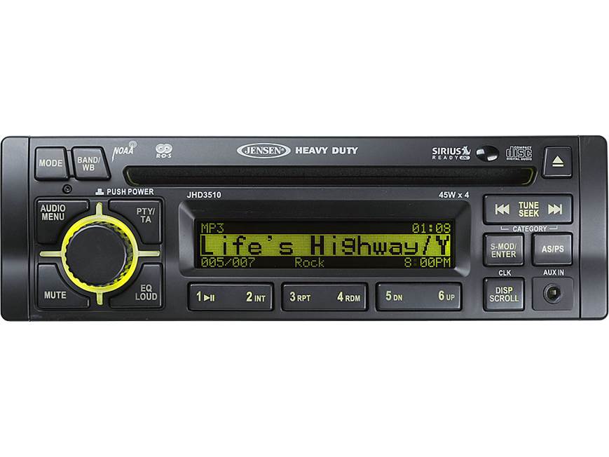 Jensen Heavy Duty JHD3510 CD receiver at Crutchfield