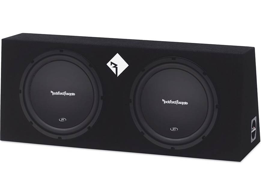 Rockford Fosgate Prime R1L-2X12 Sealed enclosure with two 12