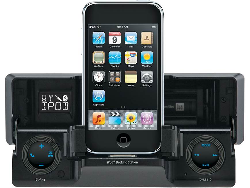Dual XML8110 In-dash iPod® dock/receiver at Crutchfield