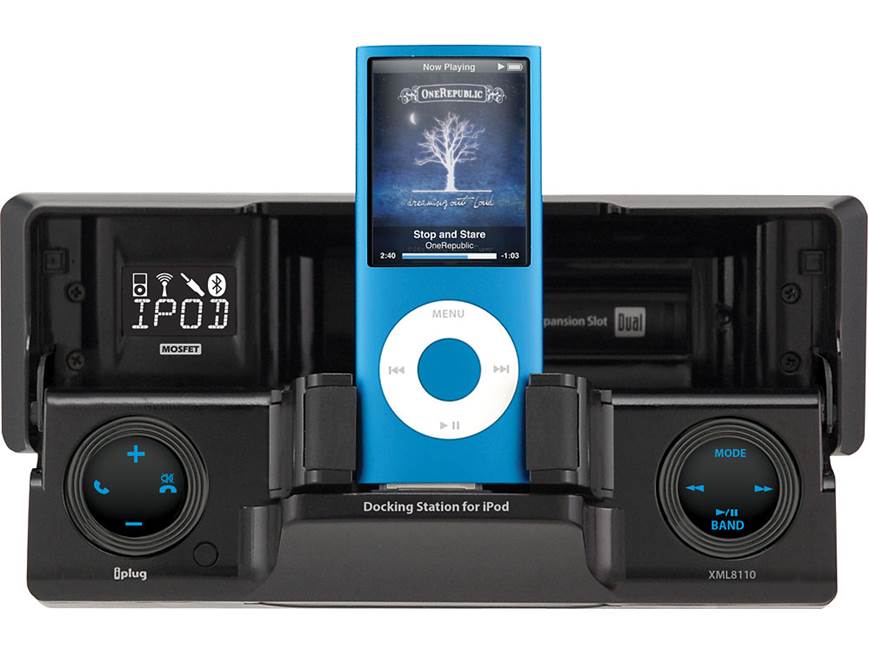 Dual XML8110 In-dash iPod® dock/receiver at Crutchfield