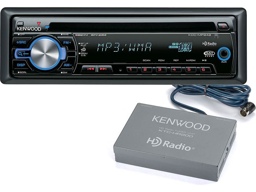Kenwood HD Radio™ Package Includes KDC-MP242 CD receiver and KTC