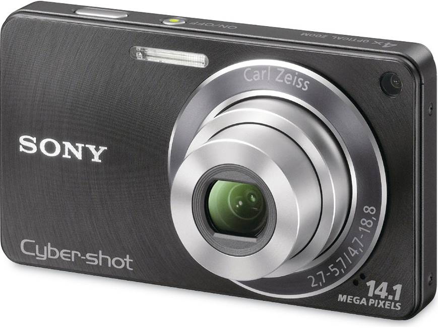 Sony Cyber-shot® DSC-W350 (Black) 14.1-megapixel digital camera