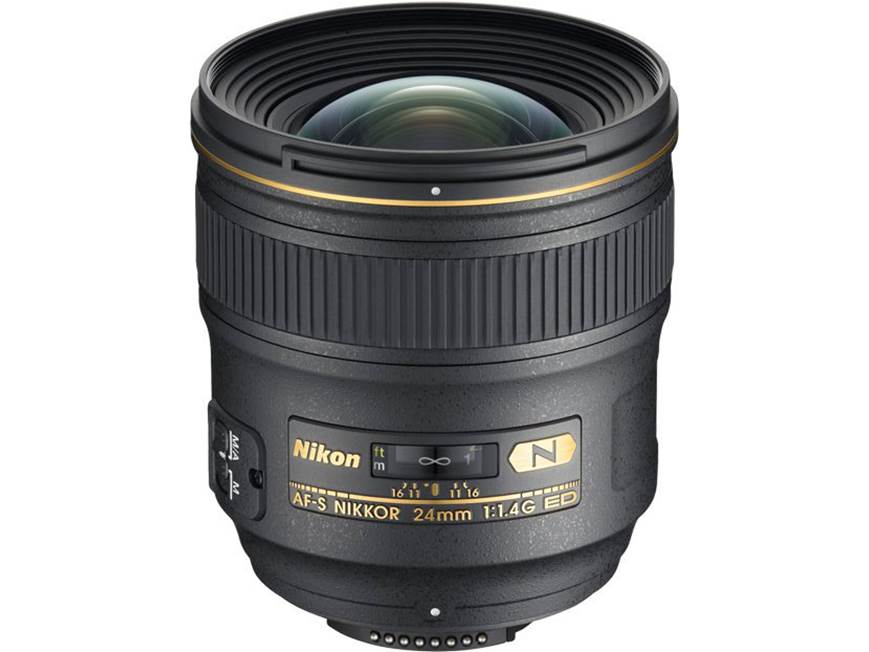 Nikon AF-S Nikkor 24mm f/1.4G ED Wide-angle, ultra-fast lens for ...