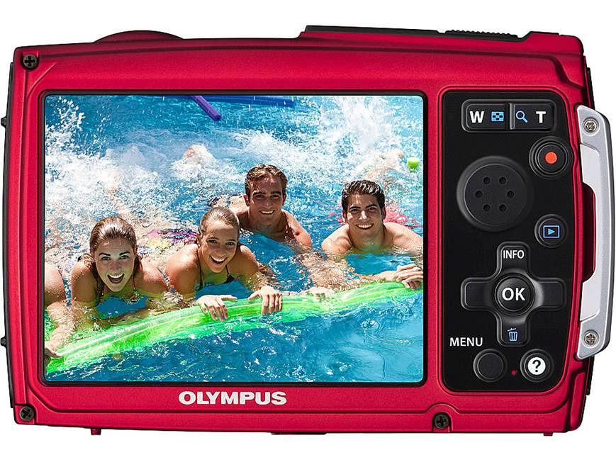Olympus Stylus Tough-3000 (Red) Waterproof 12-megapixel digital