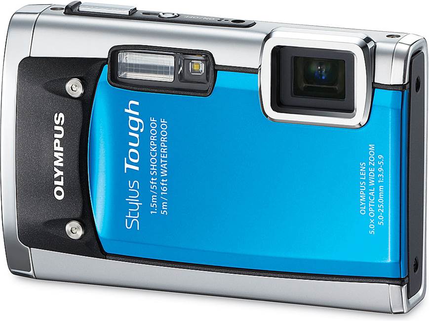 Olympus Tough-6020 (Blue) Waterproof 14-megapixel digital camera