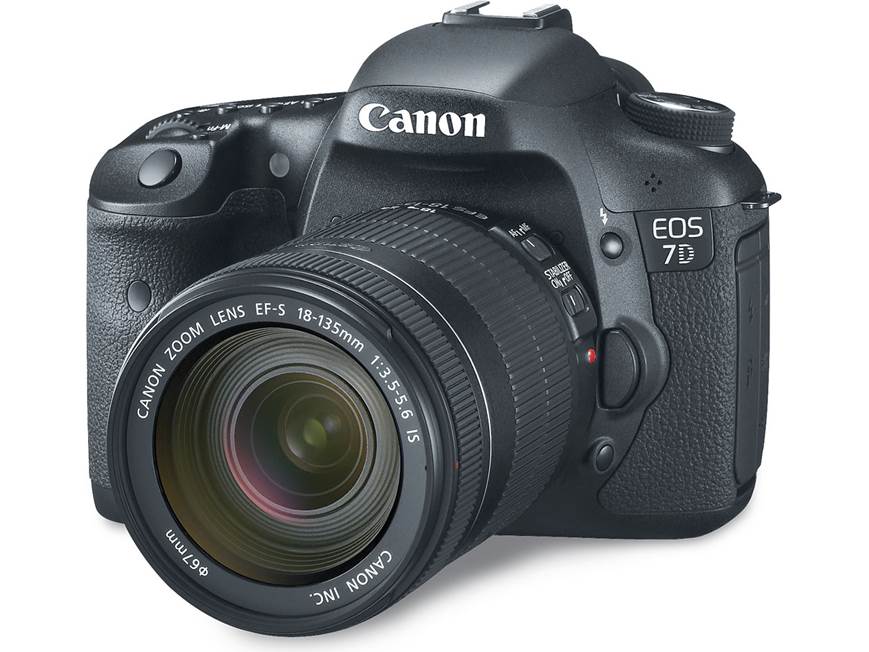 Canon EOS 7D Kit 18-megapixel digital SLR camera with 18-135mm