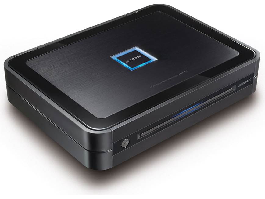 Alpine PDX-F6 4-channel car amplifier — 150 watts RMS x 4 at