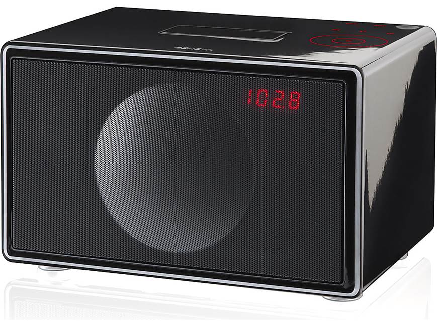 GENEVA スピーカー　SOUND SYSTEM Model S ブラック Geneva Sound System Model S (Black) Clock Radio with dock for iPod