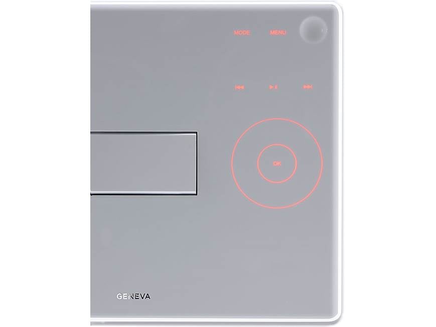 Geneva Sound System Model S (White) Clock Radio with dock for iPod