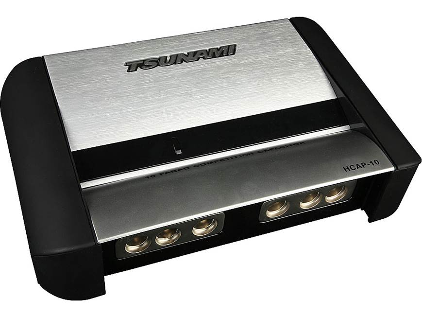 Tsunami HCAP-10 10-farad amp-style hybrid capacitor at Crutchfield
