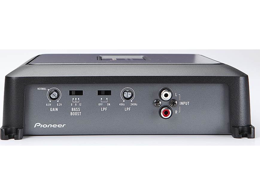 Pioneer GM-D7500M Mono car amplifier — 400 watts RMS x 1 at 2 ohms