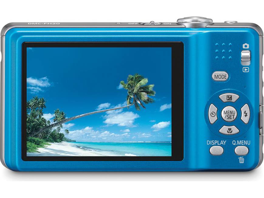 Panasonic Lumix DMC-FH20 (Blue) 14.1-megapixel digital camera with