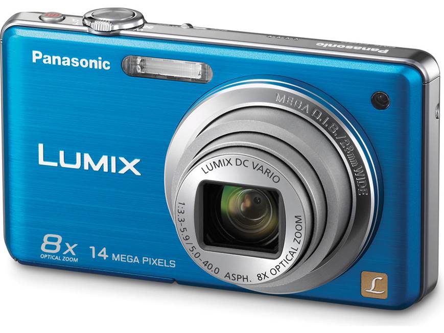 Panasonic Lumix DMC-FH20 (Blue) 14.1-megapixel digital camera with
