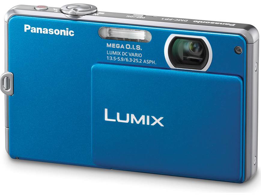 Panasonic Lumix DMC-FP1 (Blue) 12.1-megapixel digital camera with