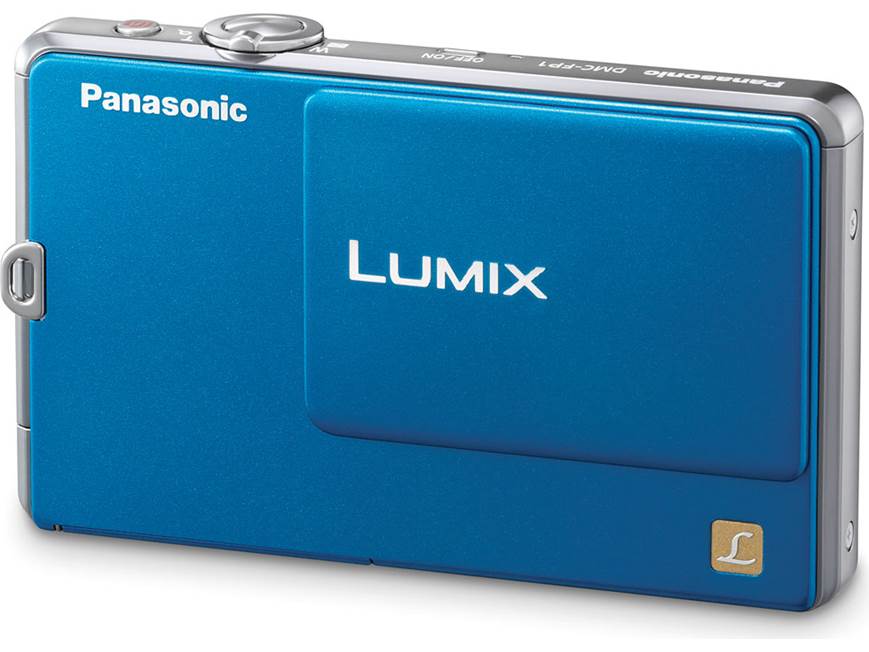 Panasonic Lumix DMC-FP1 (Blue) 12.1-megapixel digital camera with