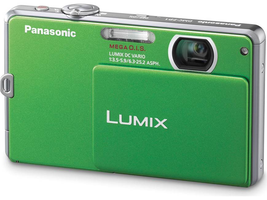 Panasonic Lumix DMC-FP1 (Green) 12.1-megapixel digital camera with