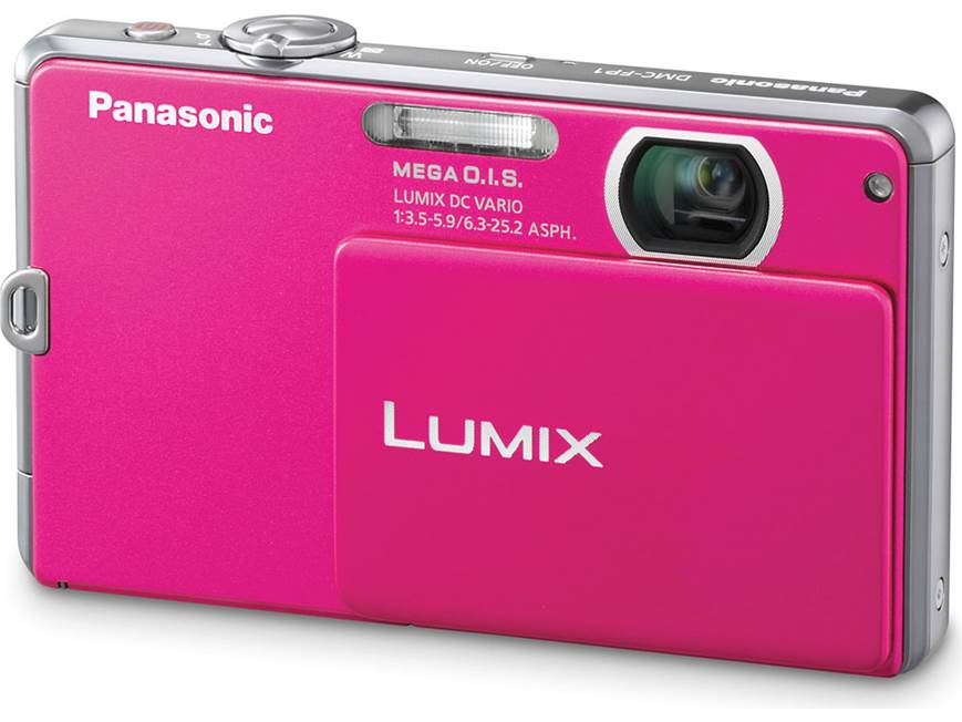 Panasonic Lumix DMC-FP1 (Pink) 12.1-megapixel digital camera with