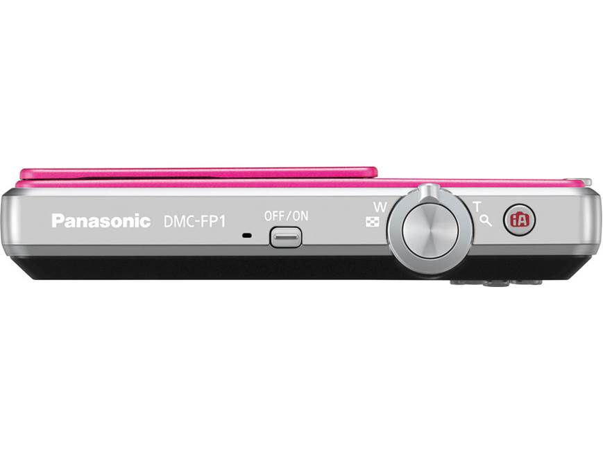 Panasonic Lumix DMC-FP1 (Pink) 12.1-megapixel digital camera with